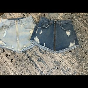 2 matching carmar skirts nwot